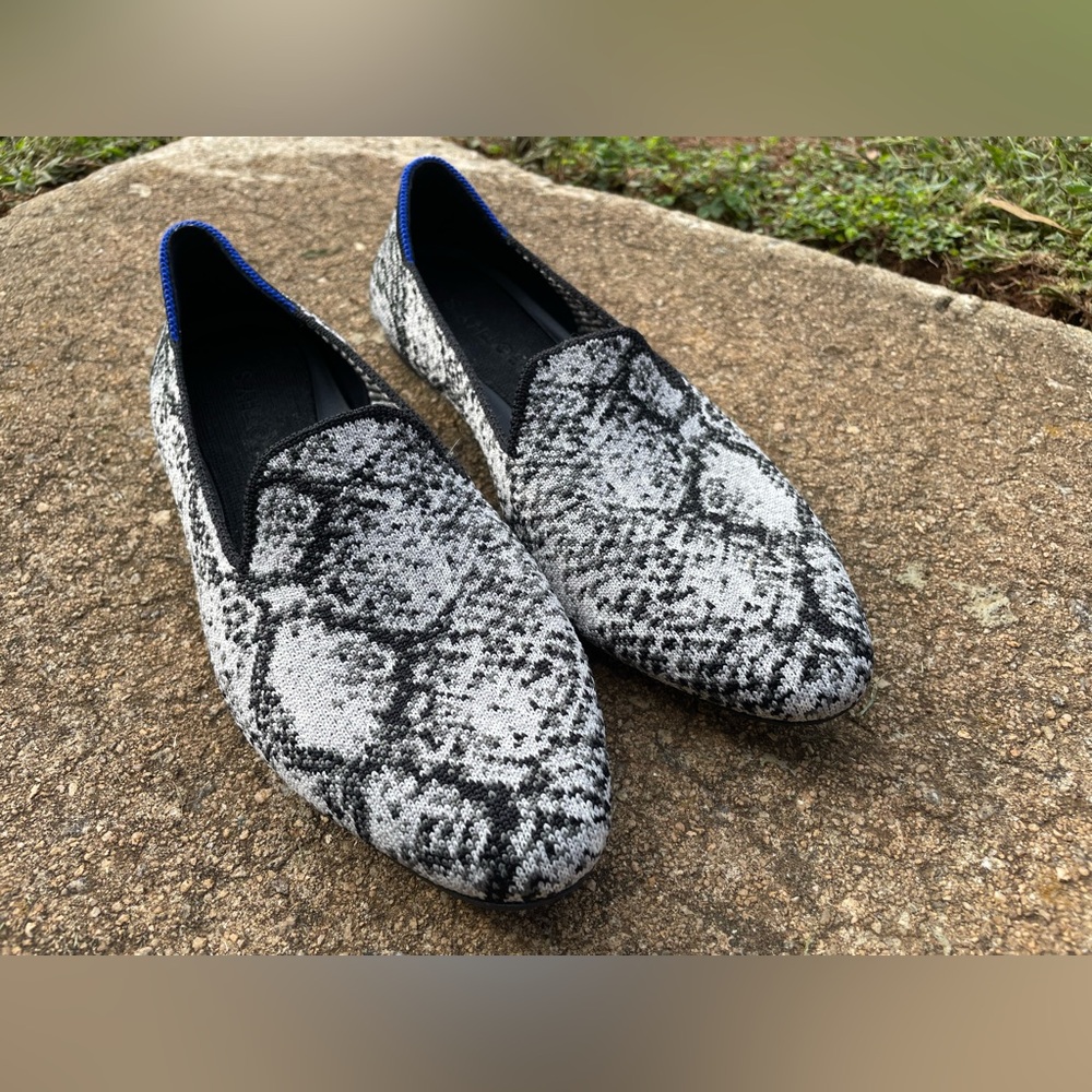 Rothy’s The Almond Loafer Python Flats - image 2